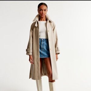 Abercrombie Wool Blend Coat